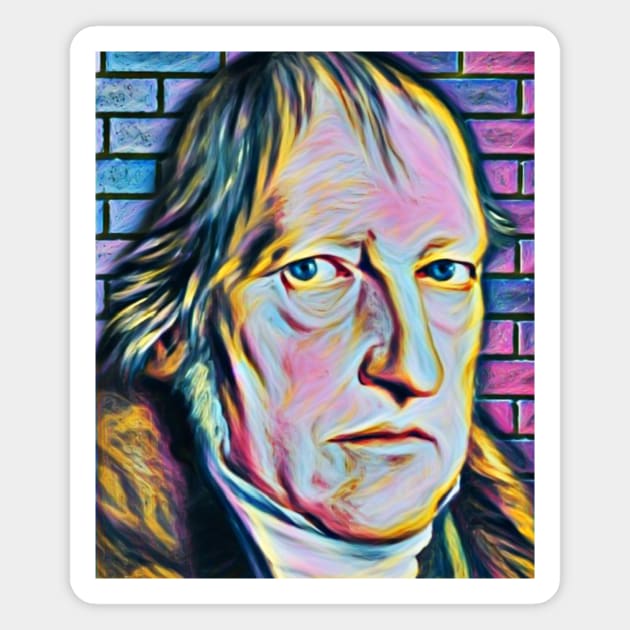 Georg Wilhelm Friedrich Hegel Portrait | Georg Wilhelm Friedrich Hegel Artwork 10 Magnet by JustLit